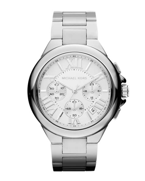 michael kors chain link watch silver|Michael Kors Watch 112211.